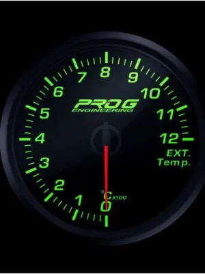 Super Cena Budík EGT Pro G Race Series 2 RC, teploty výfukových plynů EGT °C Zelený 52mm