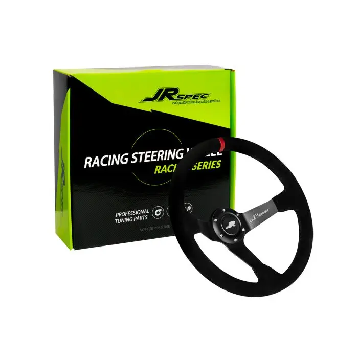 Sportovní volant JRspec 350mm s odsazením 80mm Ověřený