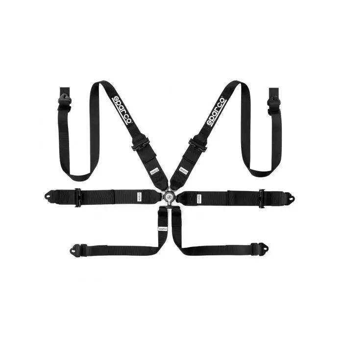 Cenově Výhodný Sparco 04818RH1 Harness 6pts Black FIA Approved 8853-2016