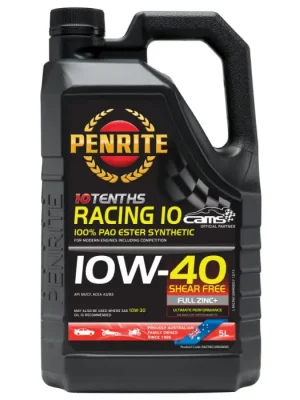 Motorový olej Penrite Tenths Racing 10 10W-40 PAO ESTER Full Synthetic 5L Speciální Cena