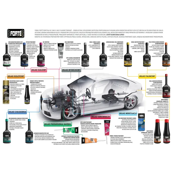Forte Diesel Injector Treatment Čistí vstřikovače a palivový systém Regeneruje vstřikovače Must-Have