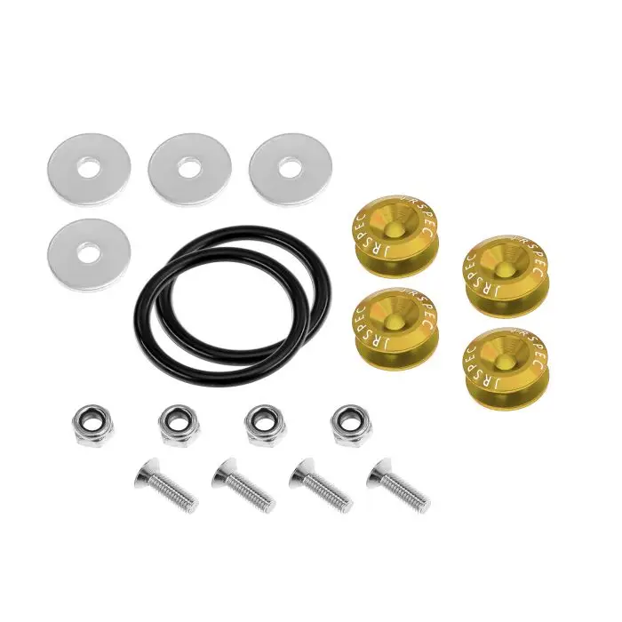Quick Release Aluminium Bumper Fender Fastener Kit JRspec Gold Cenová Bomba
