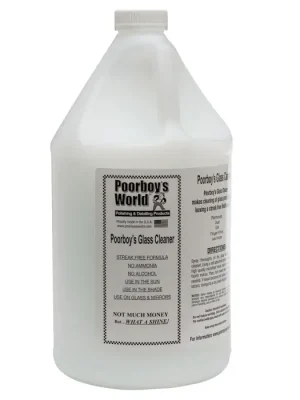 POORBOY'S WORLD Glass Cleaner čistič skel bez alkoholu a amoniaku 3784 ml Super Cena