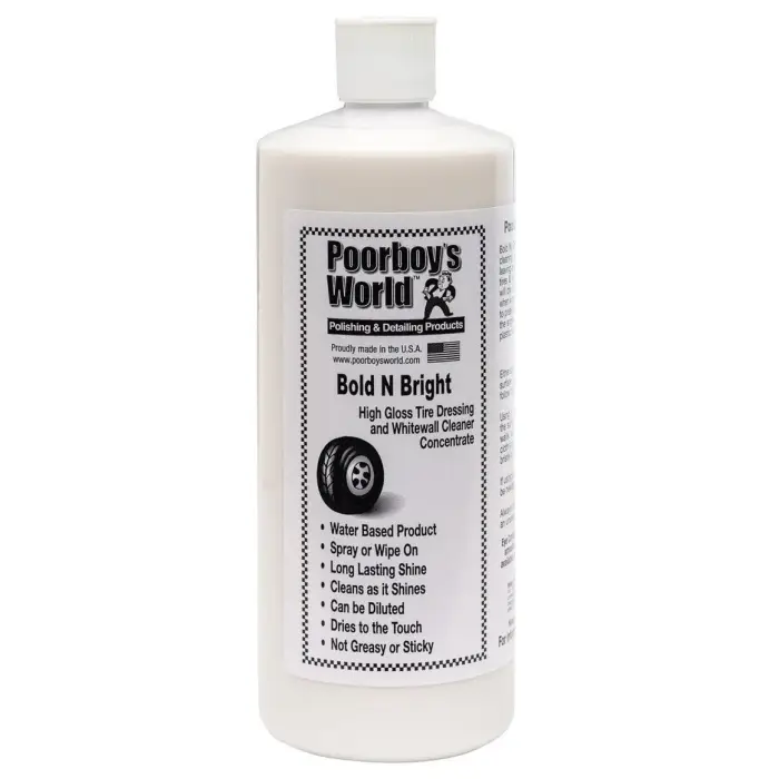 POORBOY'S WORLD Bold N Bright Tire Dressing na pneumatiky 946ml Oblíbený