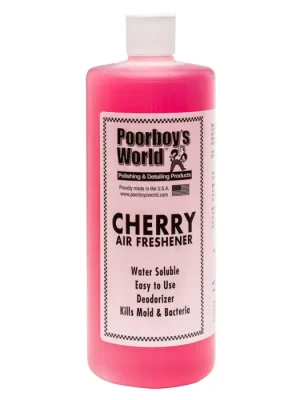 POORBOY'S WORLD Air Freshener - Cherry vůně do auta osvěžovač vzduchu s vůní třešně 946ml Autentický