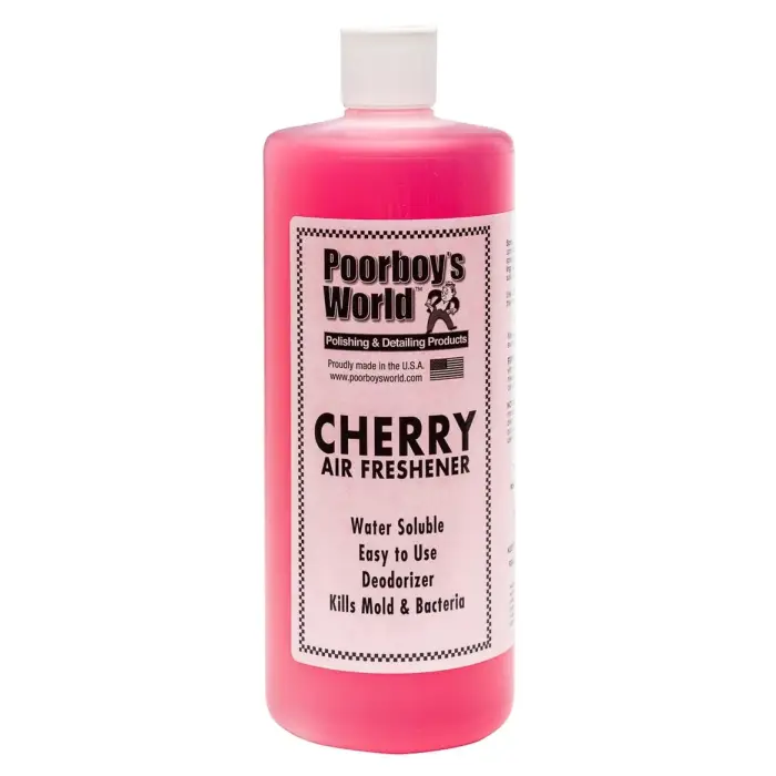 POORBOY'S WORLD Air Freshener - Cherry vůně do auta osvěžovač vzduchu s vůní třešně 946ml Autentický